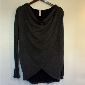 Athleta charcoal Drape Women's hoodie